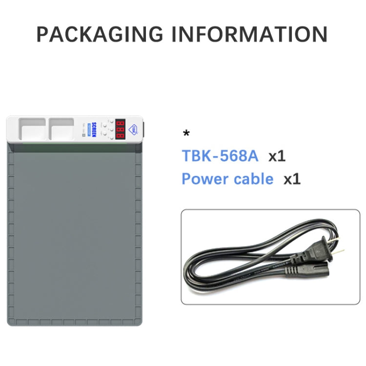 TBK-568A Professional LCD Screen Separate Machine, EU Plug, US Plug, UK Plug, AU Plug