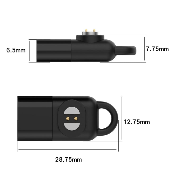 Bone Conduction Earphone USB-C / Type-C Port Charging Adapter Converter, For Suunto Sonic Charging Adapter