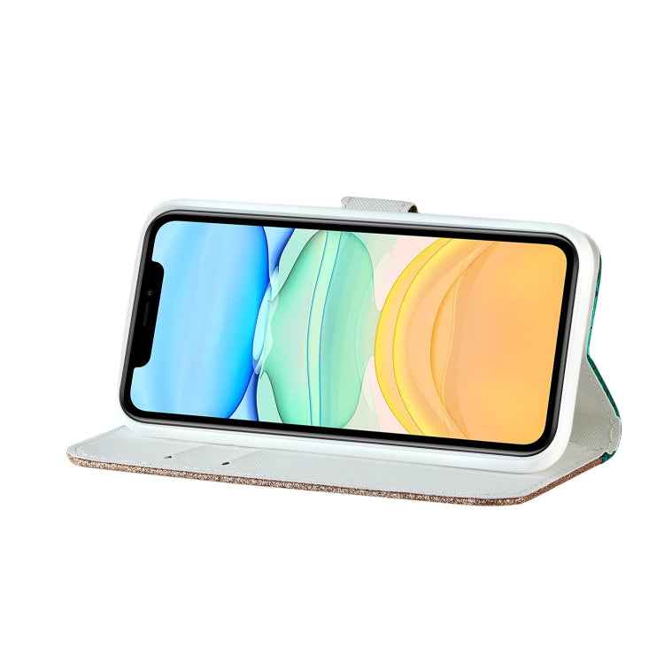 Laser Glitter Powder Matching Crocodile Texture Horizontal Flip Leather Case with Card Slots & Holder & Wallet, For iPhone 12 mini, For iPhone 12 / 12 Pro, For iPhone 12 Pro Max, For Samsung Galaxy Note20, For Samsung Galaxy Note20 Ultra               ...