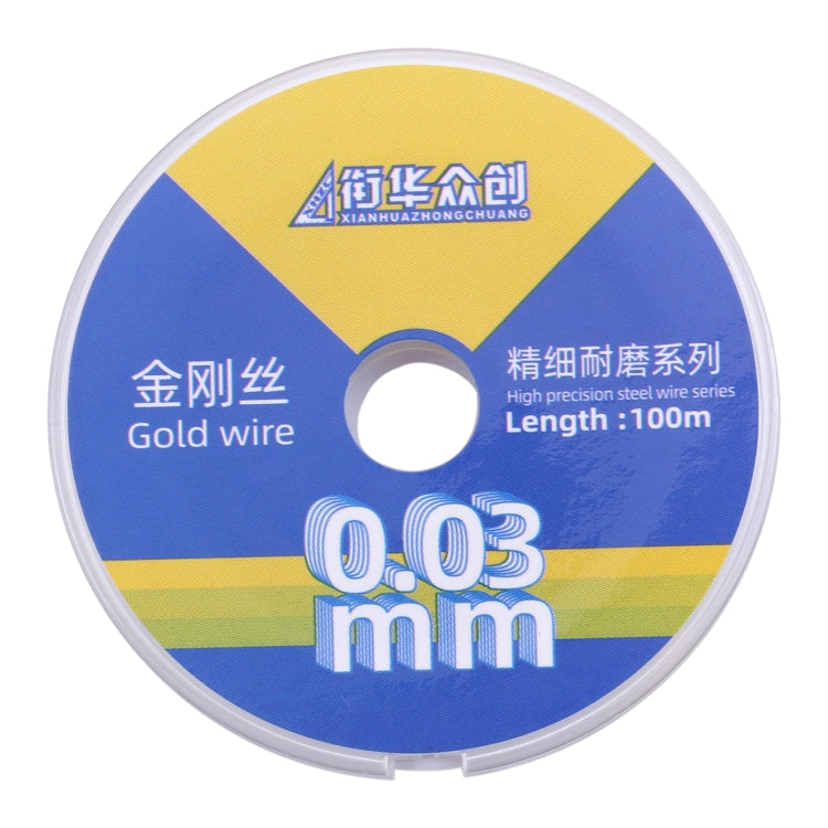 Curved LCD Screen Separation Diamond Wire, 0.028mm x 100m, 0.035mm x 100m, 0.02mm x 100m, 0.03mm x 100m, 0.04mm x 100m, 0.05mm x 100m