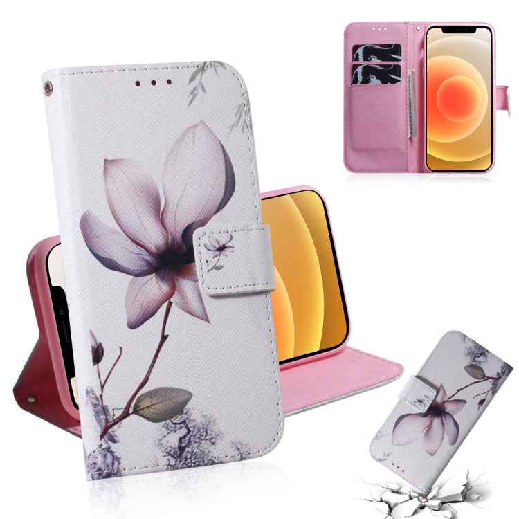 Coloured Drawing Horizontal Flip Leather Case, with Holder & Card Slots & Wallet, For iPhone 12 mini, For iPhone 12 / 12 Pro, For iPhone 12 Pro Max, For LG K41S