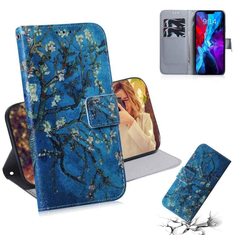 Coloured Drawing Horizontal Flip Leather Case, with Holder & Card Slots & Wallet, For iPhone 12 mini, For iPhone 12 / 12 Pro, For iPhone 12 Pro Max, For LG K41S
