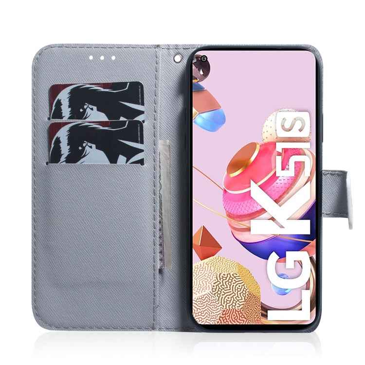 Coloured Drawing Horizontal Flip Leather Case, with Holder & Card Slots & Wallet, For LG K51S, For LG K61, For Xiaomi Redmi 9A, For Xiaomi Redmi 9C