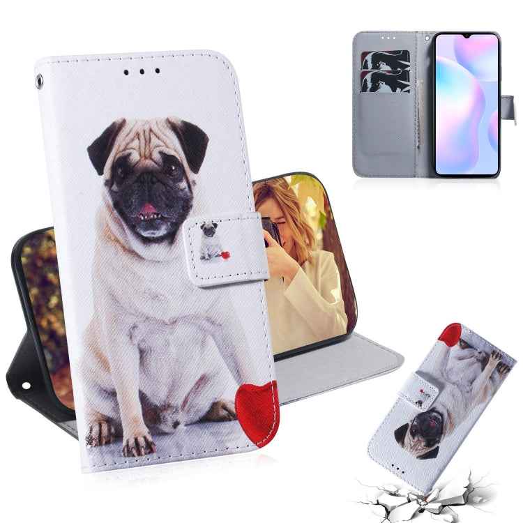 Coloured Drawing Horizontal Flip Leather Case, with Holder & Card Slots & Wallet, For LG K51S, For LG K61, For Xiaomi Redmi 9A, For Xiaomi Redmi 9C