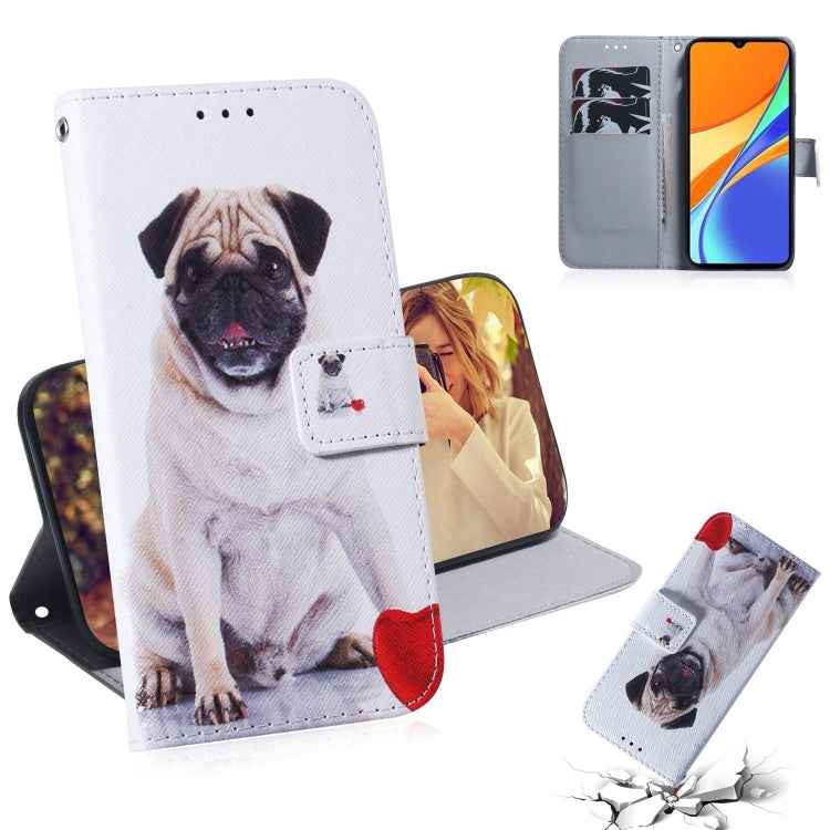 Coloured Drawing Horizontal Flip Leather Case, with Holder & Card Slots & Wallet, For LG K51S, For LG K61, For Xiaomi Redmi 9A, For Xiaomi Redmi 9C