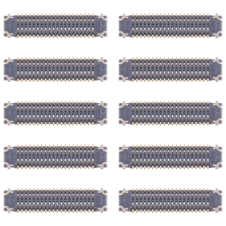 10pcs Motherboard LCD Display FPC Connector, For Samsung Galaxy A25 SM-A256B, For Samsung Galaxy A15 5G SM-A156B, For Samsung Galaxy S24 Ultra SM-S928B, For Samsung Galaxy S24+ SM-S926B, For Samsung Galaxy S24 SM-S921B, For Samsung Galaxy A15 S-A155F��...