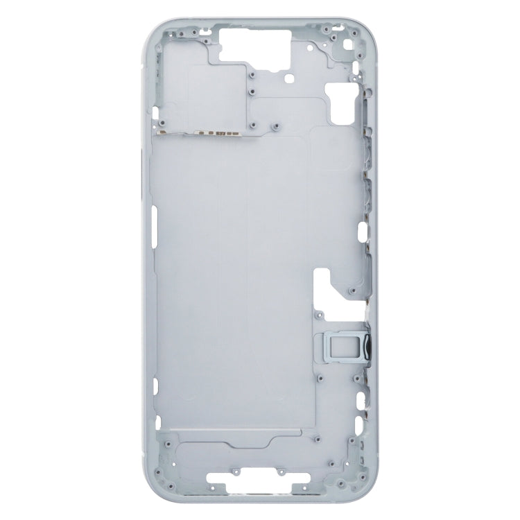 For iPhone 15 Plus Middle Frame Bezel Plate with Side Keys + Card Tray, China Version, US Version, CE EU Version