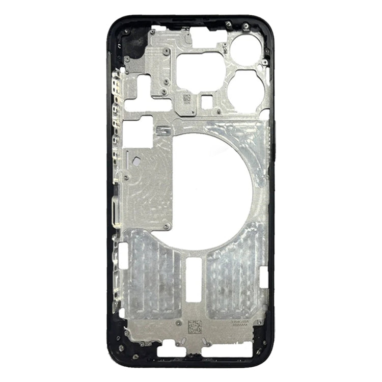 For iPhone 15 Pro Max Middle Frame Bezel Plate with Side Keys + Card Tray, China Version, US Version, CE EU Version