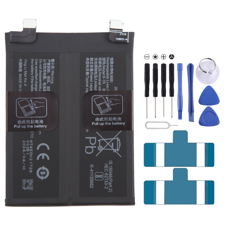 Li-Polymer Battery Replacement, For vivo X100 BA06 5000mAh, For vivo X90s B-X5 4810mAh, For vivo iQOO Neo7 Racing B-Y5 5000mAh, For vivo iQOO Neo7 SE B-W7 5000mAh, For vivo X90 Pro B-X1 4870mAh, For vivo X90 B-X5 4810mAh, For vivo iQOO 11 B-X3 5000mAh�...