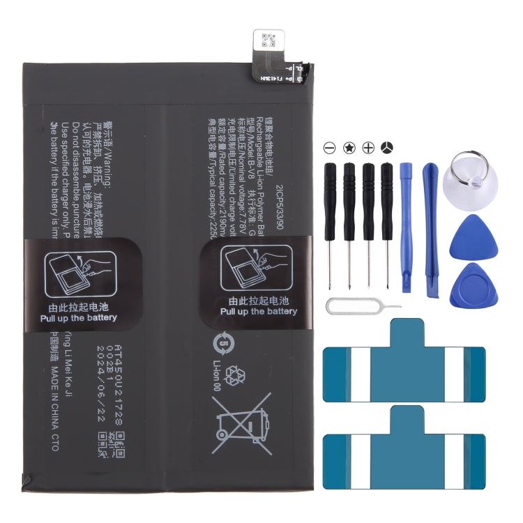 Li-Polymer Battery Replacement, For vivo X100 BA06 5000mAh, For vivo X90s B-X5 4810mAh, For vivo iQOO Neo7 Racing B-Y5 5000mAh, For vivo iQOO Neo7 SE B-W7 5000mAh, For vivo X90 Pro B-X1 4870mAh, For vivo X90 B-X5 4810mAh, For vivo iQOO 11 B-X3 5000mAh�...