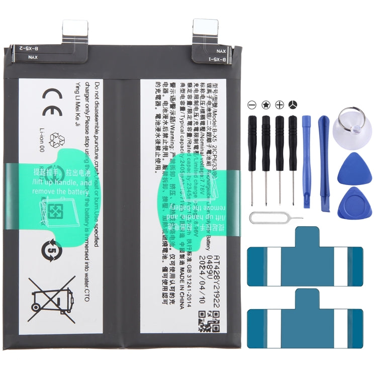 Li-Polymer Battery Replacement, For vivo X100 BA06 5000mAh, For vivo X90s B-X5 4810mAh, For vivo iQOO Neo7 Racing B-Y5 5000mAh, For vivo iQOO Neo7 SE B-W7 5000mAh, For vivo X90 Pro B-X1 4870mAh, For vivo X90 B-X5 4810mAh, For vivo iQOO 11 B-X3 5000mAh�...