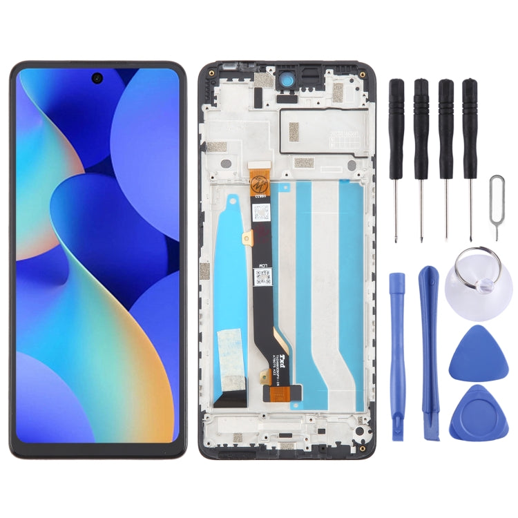 OEM LCD Screen Digitizer Full Assembly With Frame, For Tecno Spark 20 Pro 4G KJ6, For Tecno Spark 20C BG7n, For Tecno Camon 20 Pro CK7n, For Tecno Spark 10C KI5k, For Tecno Spark 10 KI5q, For Tecno Spark Go 2023 BF7n, For Tecno Spark 10 Pro KI7        ...