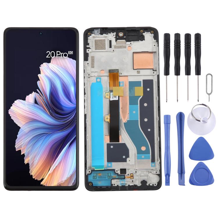 OEM LCD Screen Digitizer Full Assembly With Frame, For Tecno Spark 20 Pro 4G KJ6, For Tecno Spark 20C BG7n, For Tecno Camon 20 Pro CK7n, For Tecno Spark 10C KI5k, For Tecno Spark 10 KI5q, For Tecno Spark Go 2023 BF7n, For Tecno Spark 10 Pro KI7        ...