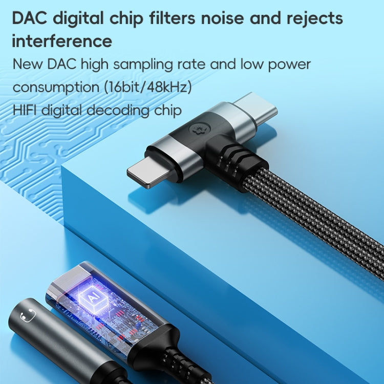 4 in 1 8 Pin / Type-C to Type-C, 3.5mm Audio Adapter Cable