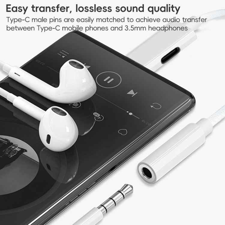 Type-C to 8 Pin / 3.5mm Audio Adapter Cable