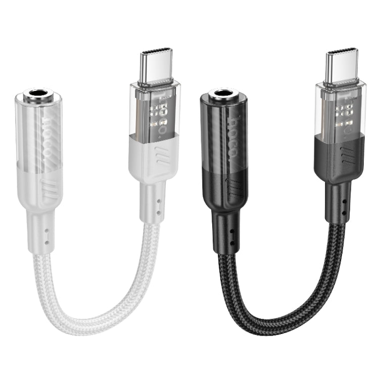 hoco LS37 Spirit Transparent Type-C to 3.5mm Digital Audio Adapter Cable, 6942007612609, 6942007612616