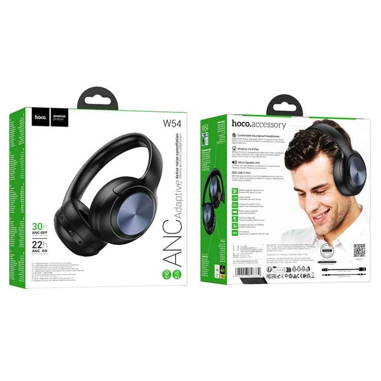 hoco W54 BT5.4 Active Noise Reduction Bluetooth Gaming Headset