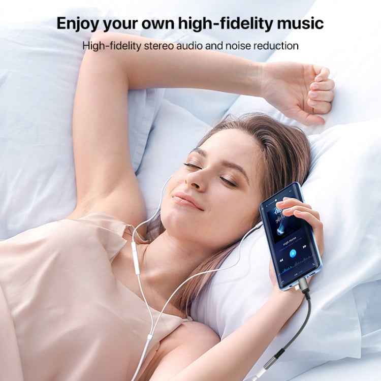 2 in 1 USB-C / Type-C, 8 Pin to 3.5mm Audio Adapter Cable