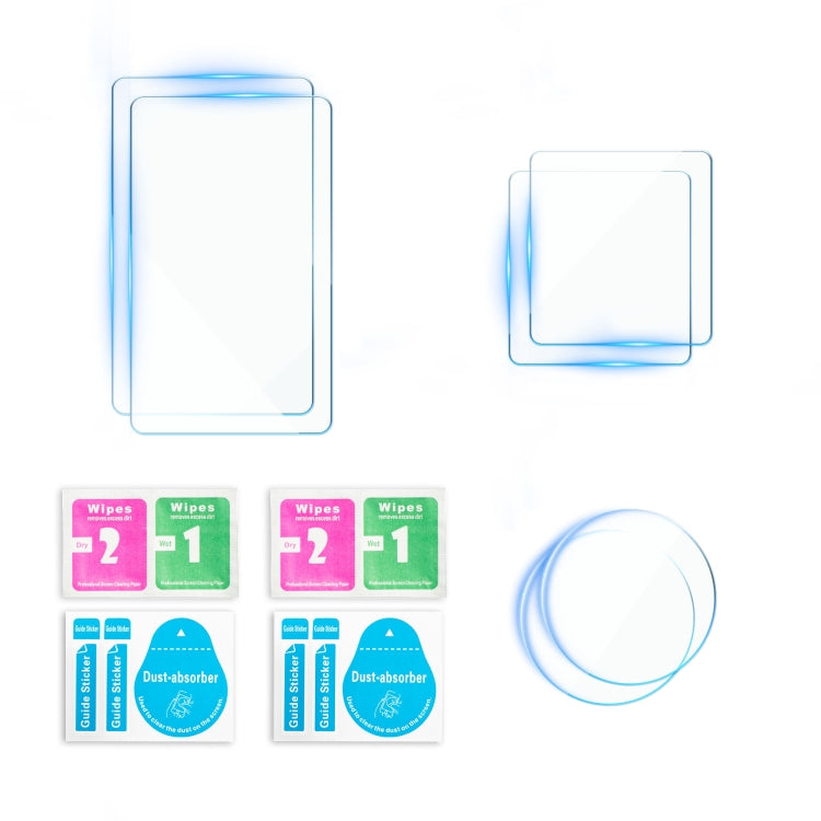 3 in 1 Lens Protector Front and Rear Screen Tempered Glass Films, For DJI Osmo Action 5 Pro