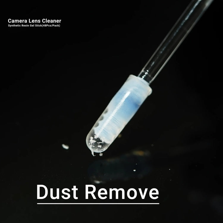 2UUL CL21 48pcs/box Camera Lens Dust Cleaning Synthetic Resin Gel Stick, CL21