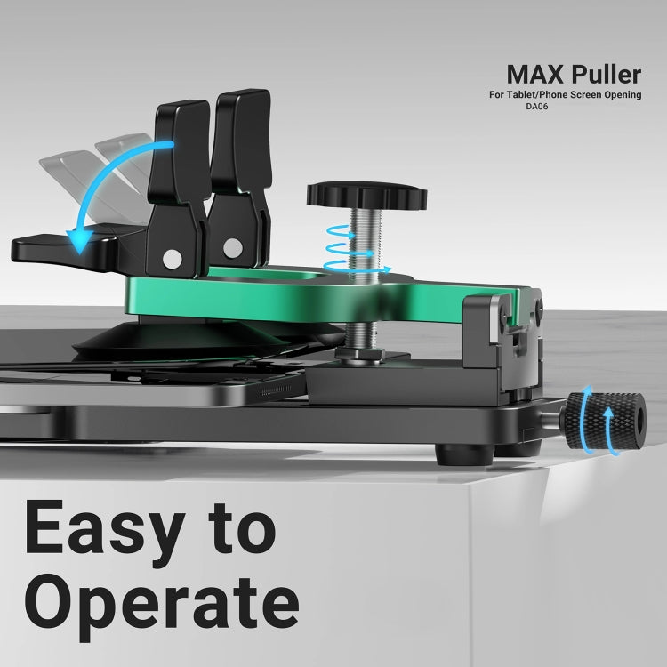 2UUL DA06 MAX Puller Double Suction Cup LCD Screen Open Fixture, DA06 MAX Puller