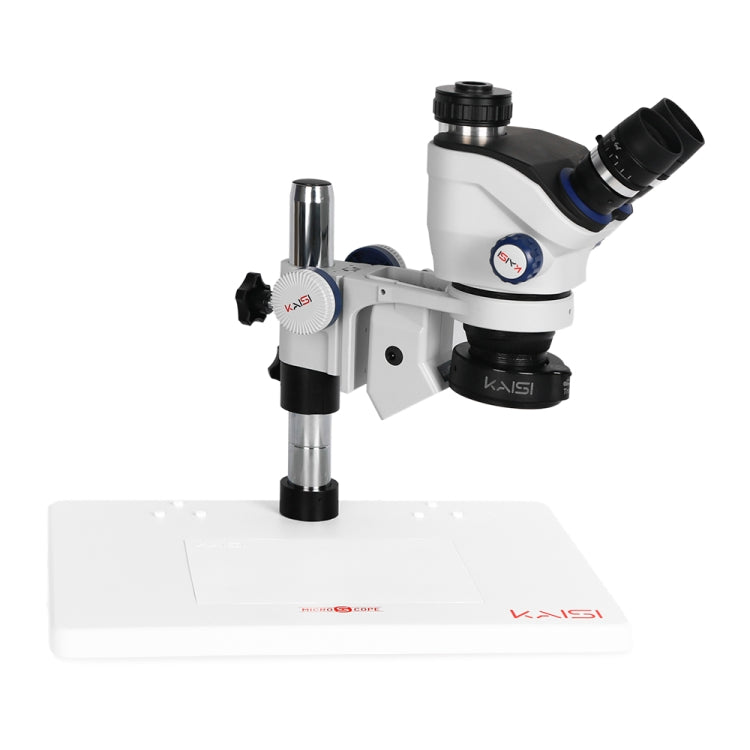 Kaisi TX-350E Ver1.3 7X-50X Zoom Trinocular Stereo Microscope with Big Base & 4K Camera, Kaisi TX-350E Ver1.3