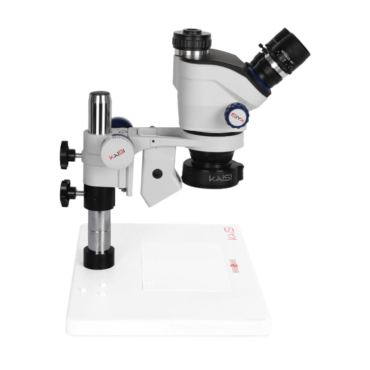 Kaisi TX-350E Ver1.3 7X-50X Zoom Trinocular Stereo Microscope with Big Base & 4K Camera, Kaisi TX-350E Ver1.3