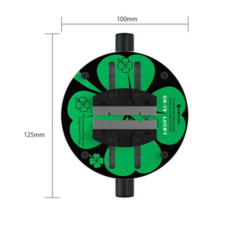Mijing GK18 Orbicular Universal Toughened Insulated Glass Motherboard Repair Fixture, Mijing GK18