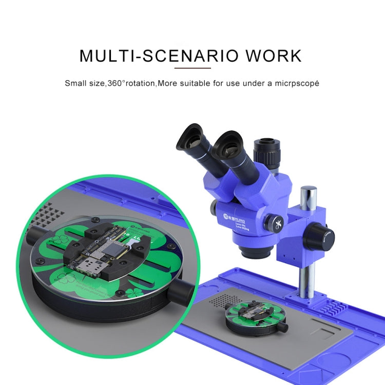 Mijing GK18 Orbicular Universal Toughened Insulated Glass Motherboard Repair Fixture, Mijing GK18