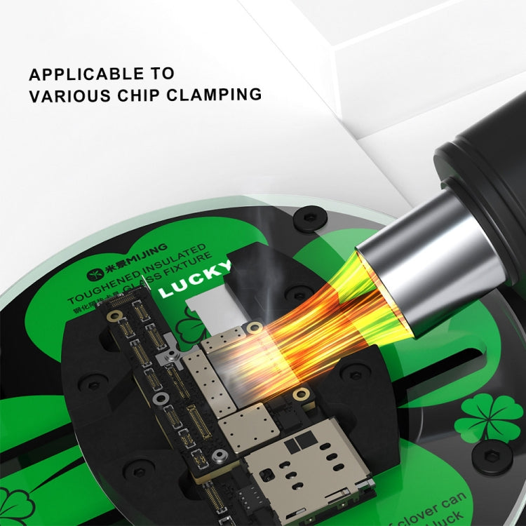Mijing GK18 Orbicular Universal Toughened Insulated Glass Motherboard Repair Fixture, Mijing GK18