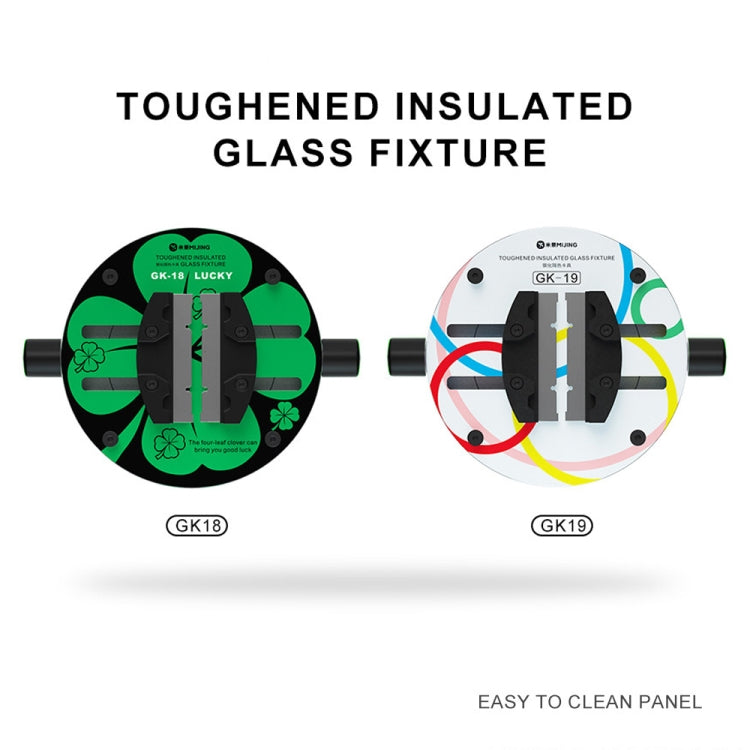 Mijing GK19 Orbicular Universal Toughened Insulated Glass Motherboard Repair Fixture, Mijing GK19
