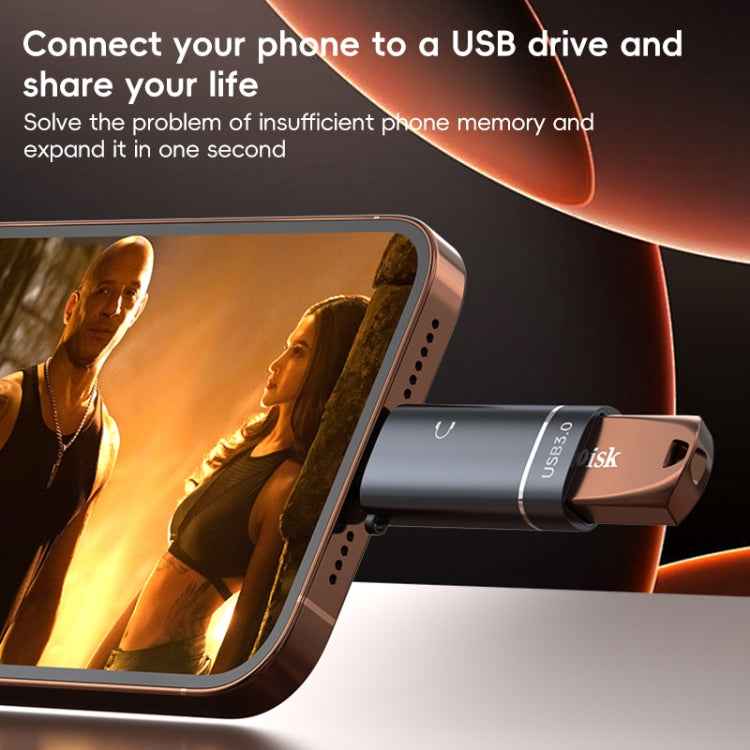 2 in 1 8 Pin to USB and Type-C Earphone Adapter