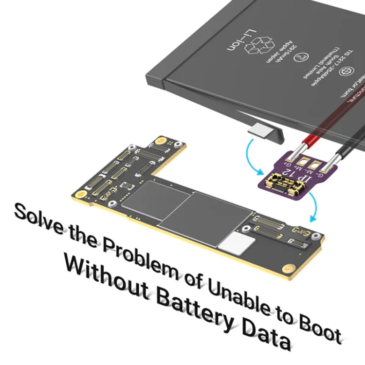 2UUL BT02 Detachable Double Sided Power Boot Battery Connector for iPhone 8 to 15 Pro Max / Android, BT02