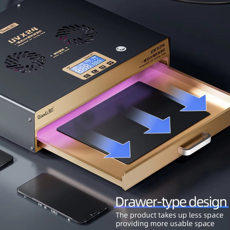 Qianli UVX24 16 inch Powerful Integrated UV Curing Lamp Box, US Plug, UK Plug, EU Plug