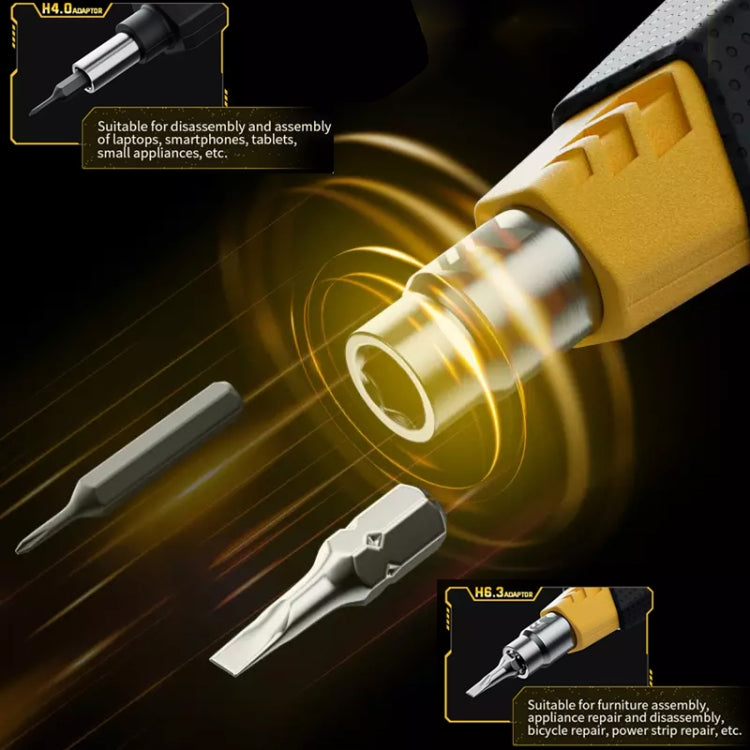 JAKEMY JM-8197 16 in 1 Manual Magnetic High Hardness Precision Screwdriver, JAKEMY JM-8197