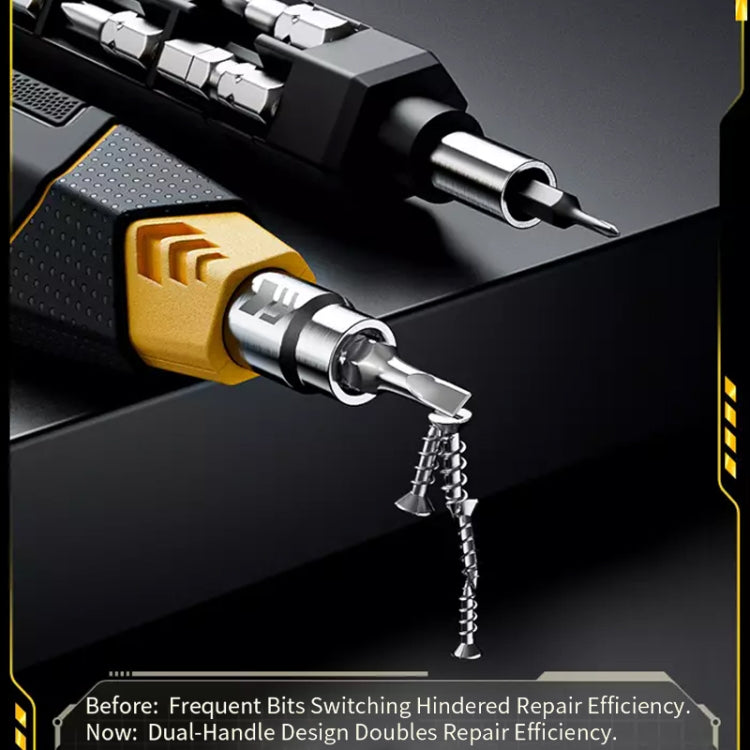 JAKEMY JM-8197 16 in 1 Manual Magnetic High Hardness Precision Screwdriver, JAKEMY JM-8197