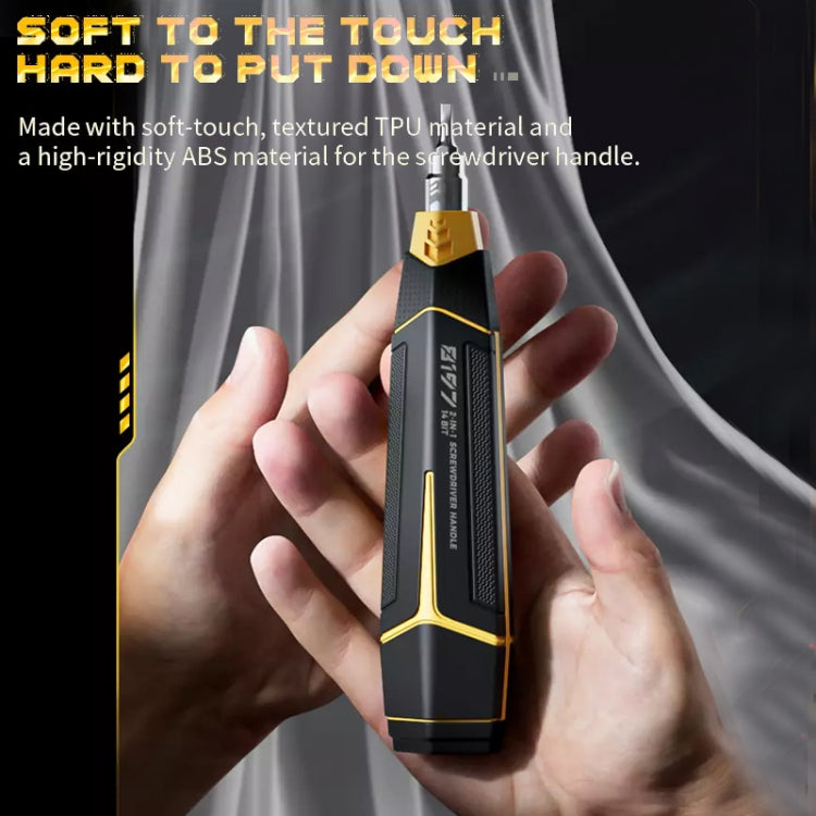 JAKEMY JM-8197 16 in 1 Manual Magnetic High Hardness Precision Screwdriver, JAKEMY JM-8197