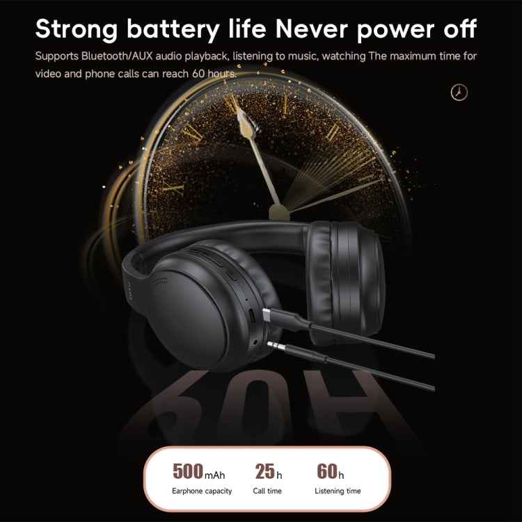 TOTUDESIGN BE-1-HP Wireless Bluetooth V5.3 Foldable Headphones