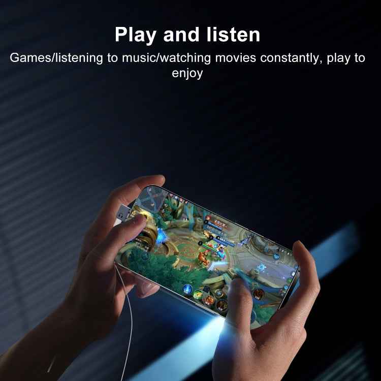 Type-C / USB-C to 8 Pin Earphone Side Bend Adapter