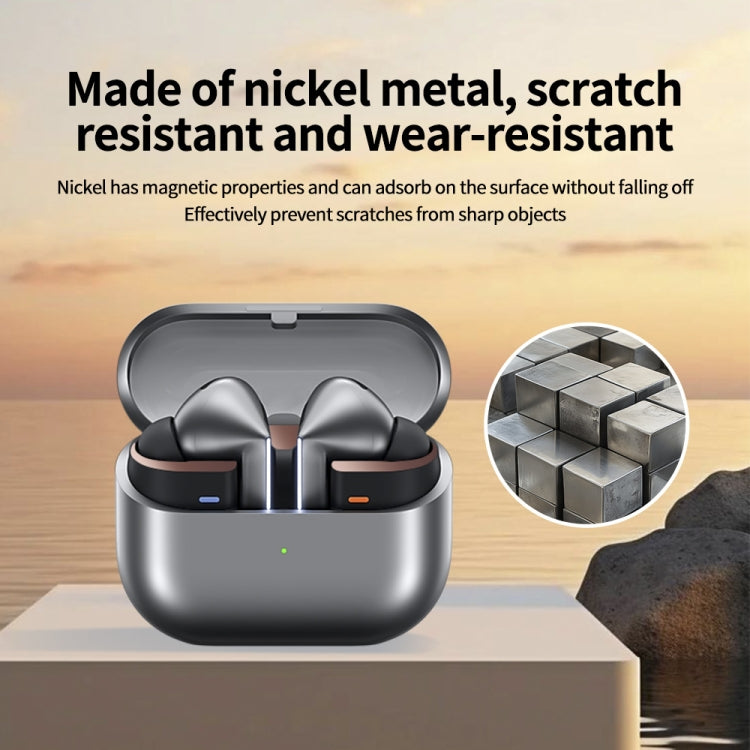 Bluetooth Earphone Charging Box Metal Stickers, For Samsung Galaxy Buds3 Pro