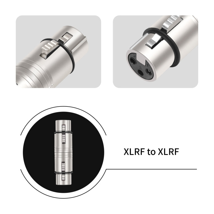 LZ1111 3Pin XLR Female to Female Adapter, LZ1111