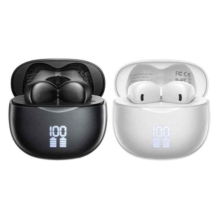 REMAX W39 Stereo Digital Display Wireless Bluetooth Earphone