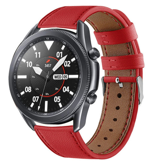 For Galaxy Watch 3 45mm Leather Replacement Strap Watchband, For Galaxy Watch 3 45mm