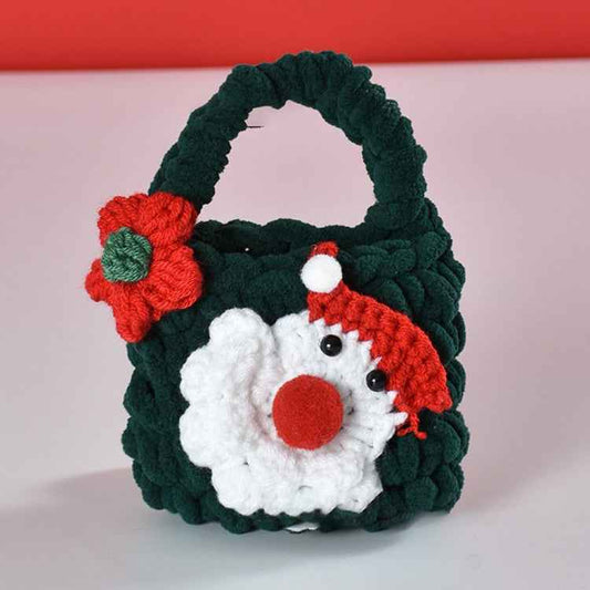 Woven Plush Bag Shape Bluetooth Earphone Protective Case