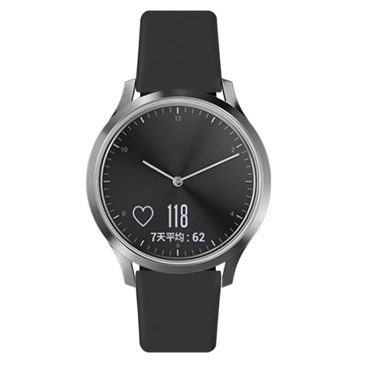 Solid Color Reverse Buckle Silicone Strap, Size: Large Size, For Garmin Vivoactive 3 / Vivomove HR