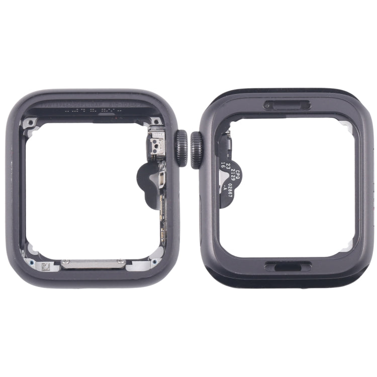 Aluminium Alloy Middle Frame Bezel Plate with Crown Spin Axis Flex Cable, For Apple Watch SE 2020 40MM LTE, For Apple Watch SE 2020 40MM GPS, For Apple Watch Series SE 2020 44MM LTE, For Apple Watch SE 2020 44MM GPS, For Apple Watch Series 5 44MM LTE��...