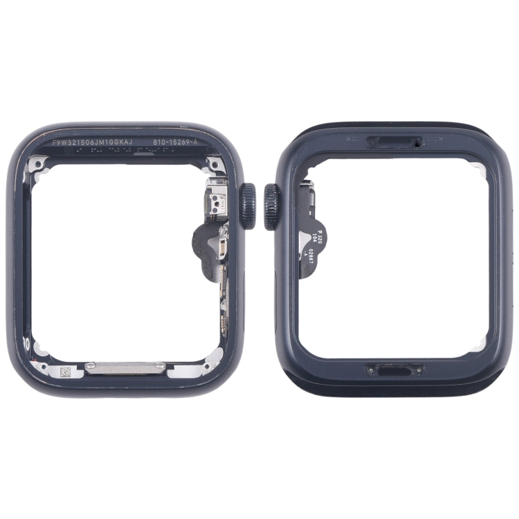 Aluminium Alloy Middle Frame Bezel Plate with Crown Spin Axis Flex Cable, For Apple Watch SE 2022 40MM LTE, For Apple Watch SE 2022 40MM GPS, For Apple Watch SE 2022 44MM LTE, For Apple Watch SE 2022 44MM GPS