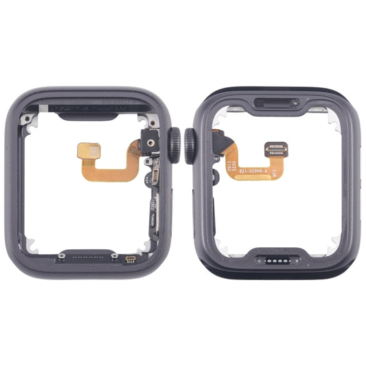 Aluminium Alloy Middle Frame Bezel Plate with Crown Spin Axis Flex Cable, For Apple Watch Series 6 40MM LTE, For Apple Watch Series 6 40MM GPS, For Apple Watch Series 6 44MM LTE, For Apple Watch Series 6 44MM GPS