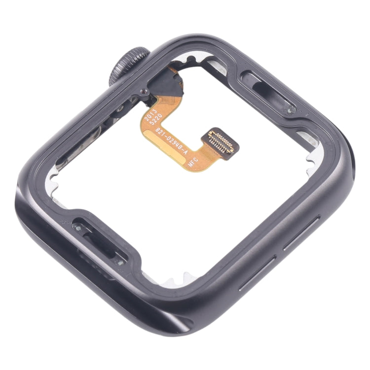 Aluminium Alloy Middle Frame Bezel Plate with Crown Spin Axis Flex Cable, For Apple Watch Series 6 40MM LTE, For Apple Watch Series 6 40MM GPS, For Apple Watch Series 6 44MM LTE, For Apple Watch Series 6 44MM GPS