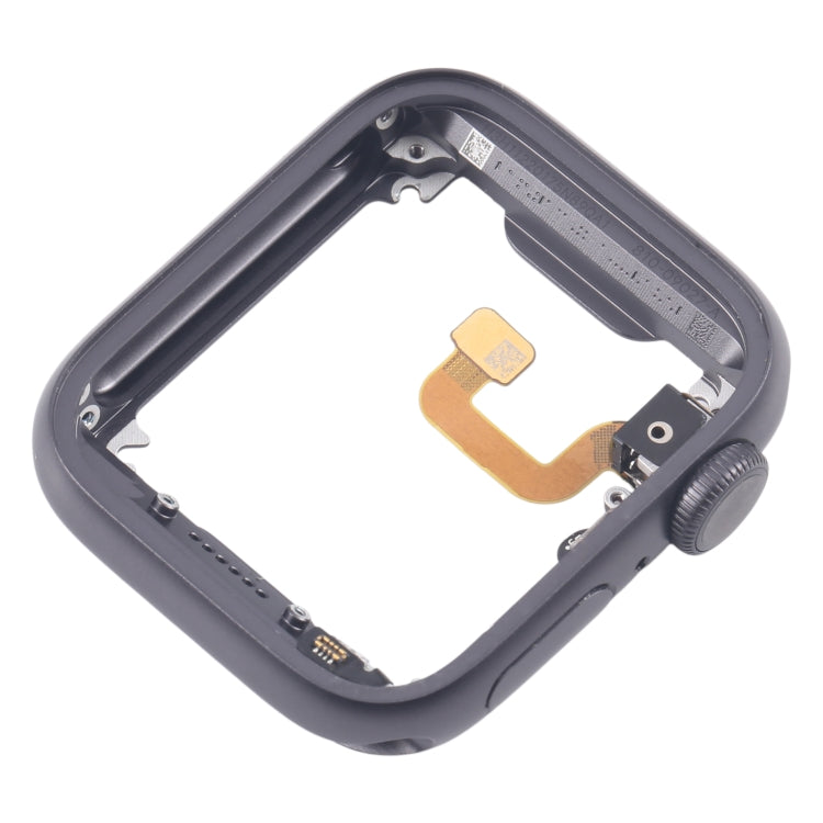 Aluminium Alloy Middle Frame Bezel Plate with Crown Spin Axis Flex Cable, For Apple Watch Series 6 40MM LTE, For Apple Watch Series 6 40MM GPS, For Apple Watch Series 6 44MM LTE, For Apple Watch Series 6 44MM GPS